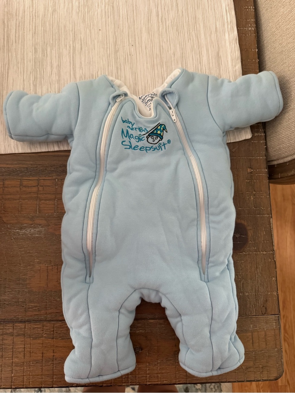 Baby Merlin’s Magic Sleepsuit Blue 3–6 Months
